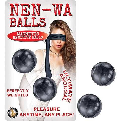 NEN-WA Magnetic Hematite Pleasure Balls by Nasstoys