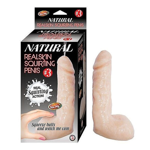 NATURAL REALSKIN Squirting Pleasure Wand by Nasstoys