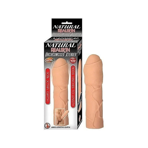 Natural Realskin Uncircumcised Penis Sleeve by Nasstoys