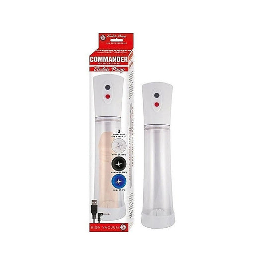 COMMANDER Rechargeable Cock Pump by Nasstoys