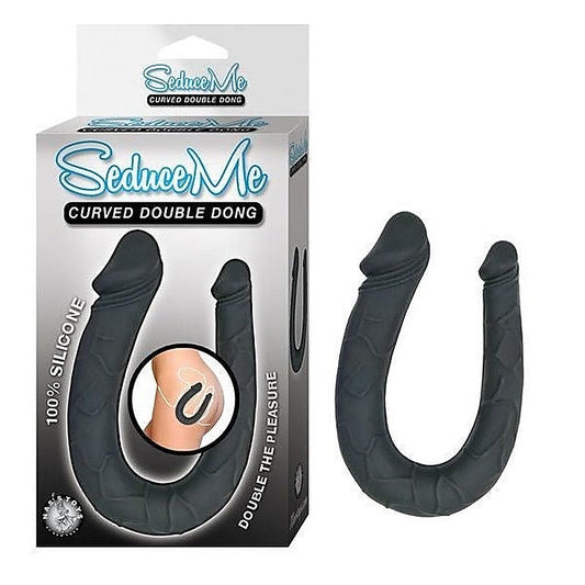 SEDUCE ME 13-Inch Curved Veined Silicone Pleasure Toy