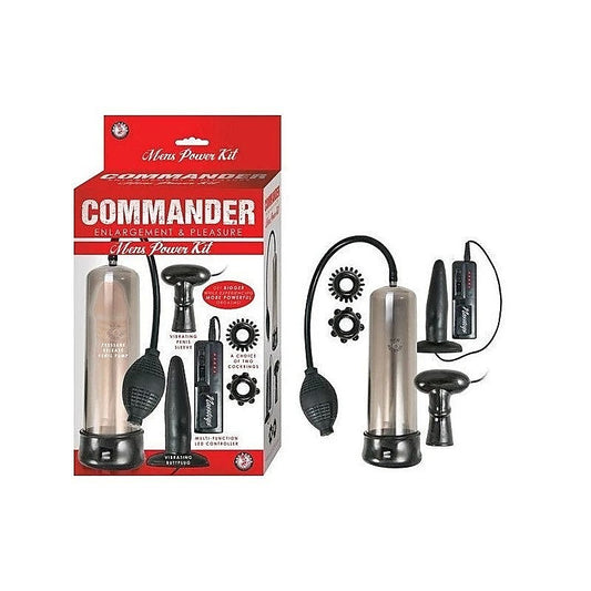 COMMANDER Vibrating Penis Pump by Nasstoys