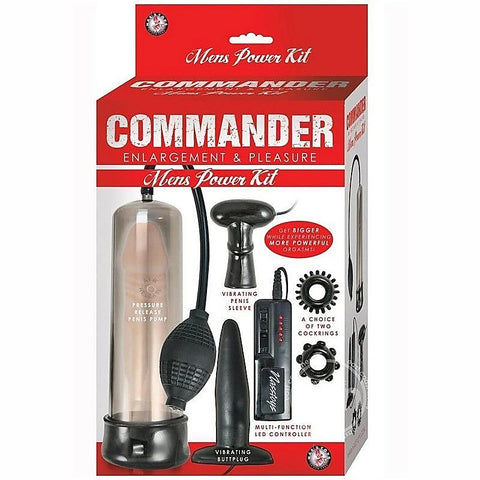 COMMANDER Vibrating Penis Pump by Nasstoys