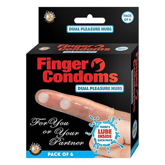 Finger Condoms with Pleasure Nubs by Nasstoys