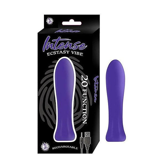 INTENSE Ecstasy 4.5" Rechargeable Silicone Vibe by Nasstoys