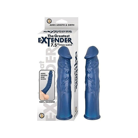 Silicone Penis Enlargement Sleeve - 7.5 Inches by Nasstoys