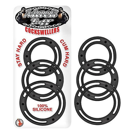 MACK TUFF Cockswellers 3 Enhancer C-Ring Set by Nasstoys