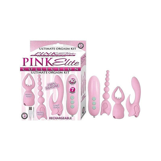 PINK ELITE 3-in-1 Silicone Massage Kit by Nasstoys