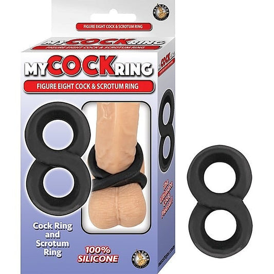 Dual Pleasure Silicone Cock Ring by Nasstoys