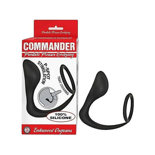 Prostate Pleasure Enhancer Silicone Cockring Set by Nasstoys