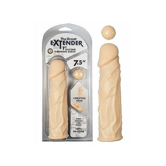 Silicone Vibrating Penis Extender by Nasstoys