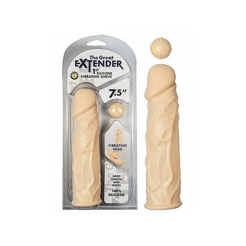 Silicone Vibrating Penis Extender by Nasstoys