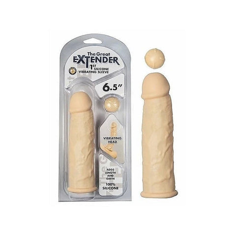 Silicone Vibrating Penis Extender by Nasstoys