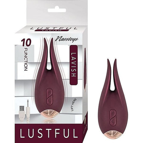 LUSTFUL Lavish Dual Motor Silicone Stimulator by Nasstoys