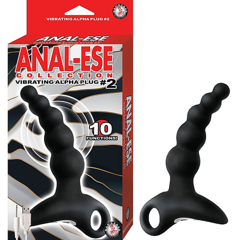 Anal Ese Vibrating Alpha Plug No 2 Waterproof by Nasstoys