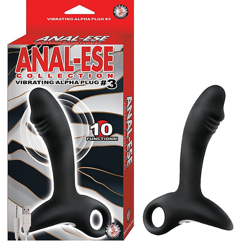 Anal Ese Vibrating Alpha Plug No 3 Silicone by Nasstoys
