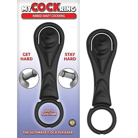 Silky Smooth Ribbed Shaft Cockring by Nasstoys