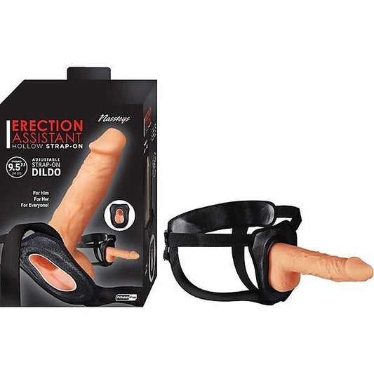 ERECTION ASSISTANT - Realistic Hollow Strap-On for Enhanced Stimulation