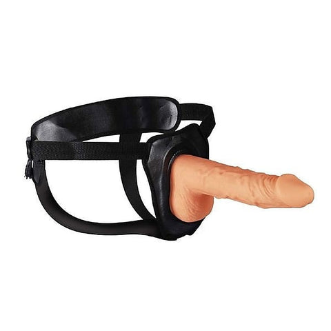 ERECTION ASSISTANT - Realistic Hollow Strap-On for Enhanced Stimulation