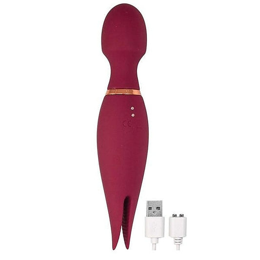 MYSTIQUE Dual-Motor Silicone Massager by Nasstoys