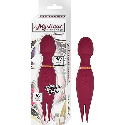 MYSTIQUE Dual-Motor Silicone Massager by Nasstoys