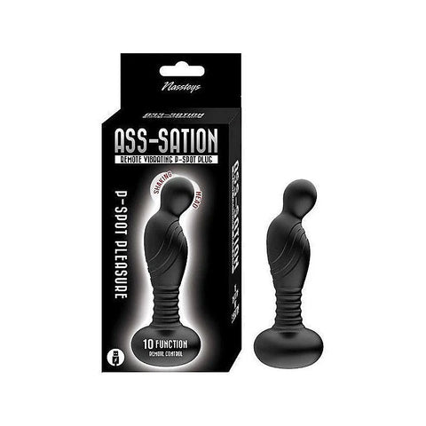 ASS-SATION Remote Vibrating P-Spot Plug by Nasstoys