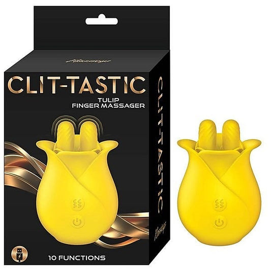 Clit-Tastic Tulip Finger Massager by Nasstoys