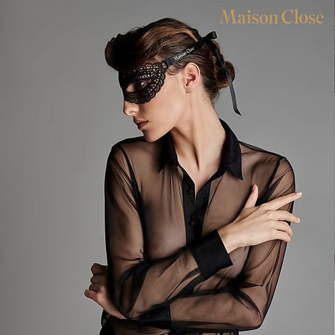Seductive Guipure Lace Eye Mask by Maison Close