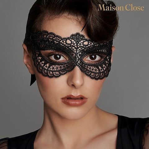 Seductive Guipure Lace Eye Mask by Maison Close