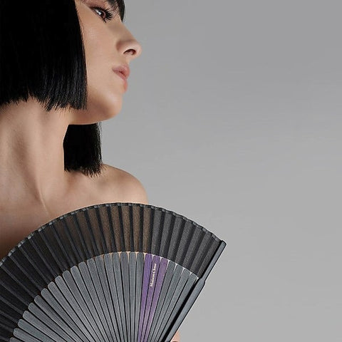 Luxurious Bamboo & Silk Erotic Hand Fan by Maison Close