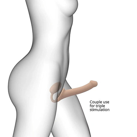 Semi-Realistic Strapless Strap-On - Large by Strap-On-Me