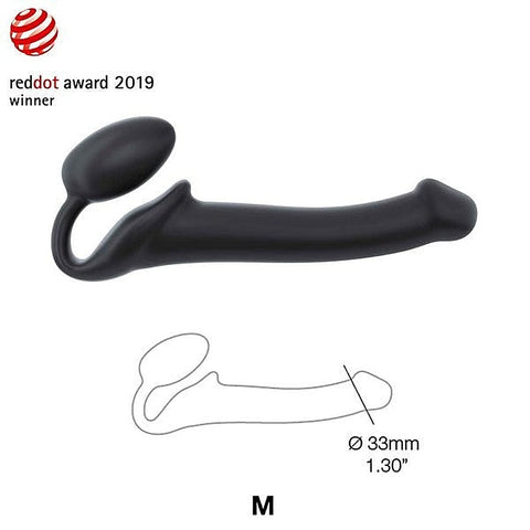 Silicone Bendable Strap-On - Medium by Strap-On-Me
