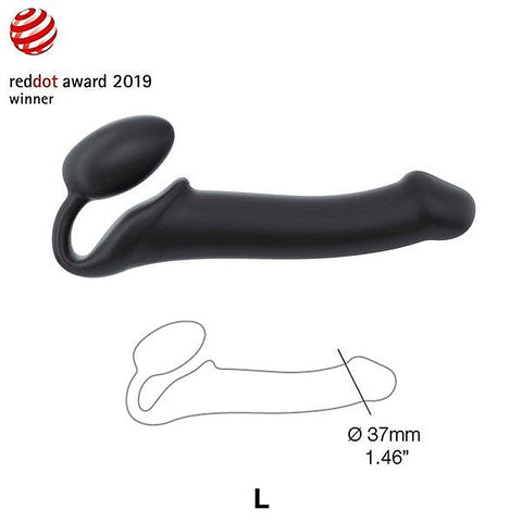 Semi-Realistic Squirting Dildo - Large by Strap-On-Me