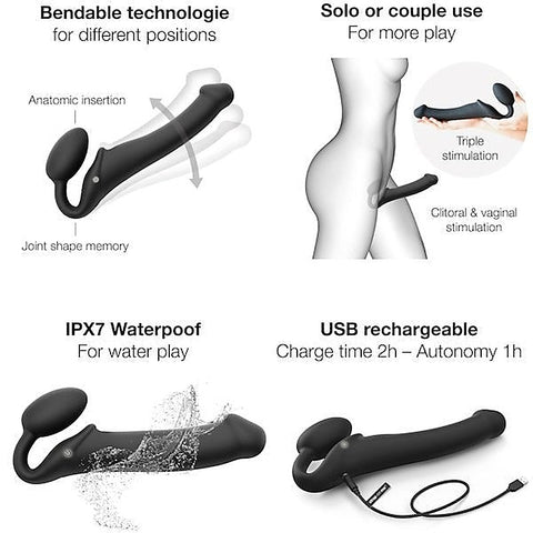 Deluxe Vibrating Pleasure Enhancer by Strap-On-Me