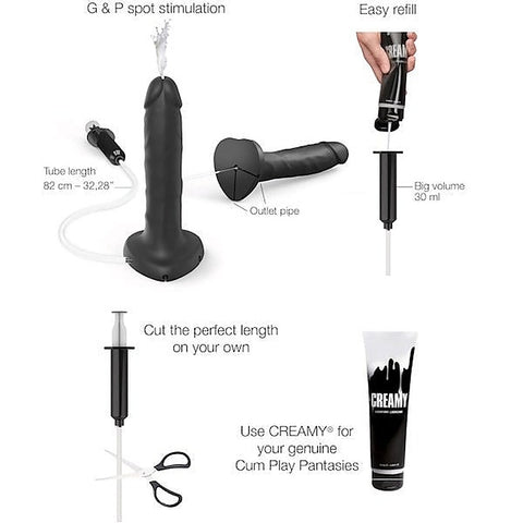 Adjustable Silicone Squirting Dildo by Strap-On-Me