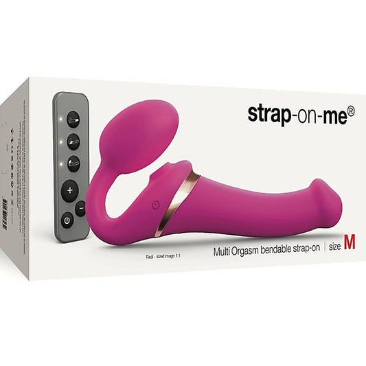 Multi-Sensation Bendable Strap-On Vibrator by Strap-On-Me