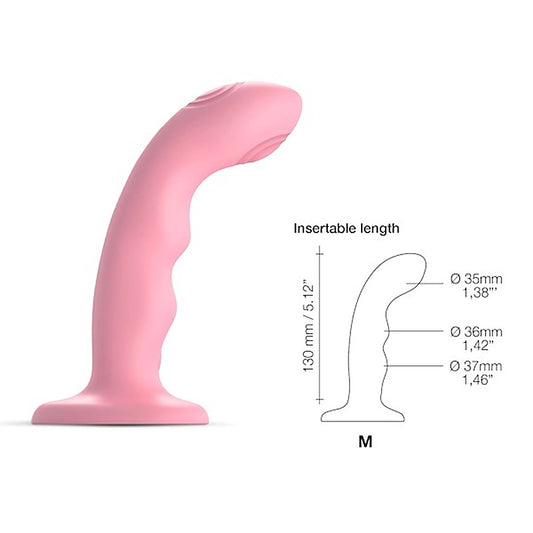 Tapping Vibrating Dildo Wave by Strap-On-Me
