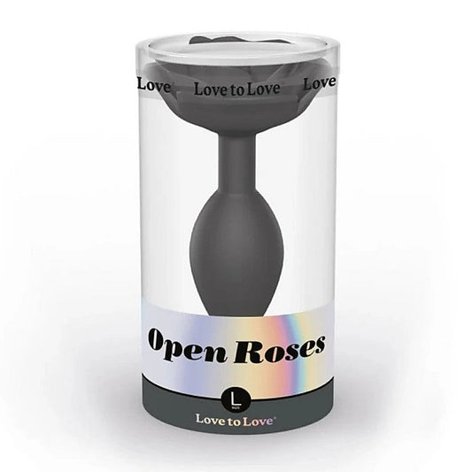 Open Roses Silicone Anal Plug by Love To Love