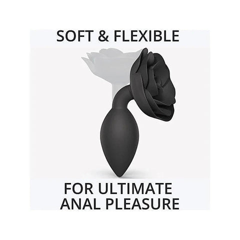 Open Roses Silicone Anal Plug by Love To Love