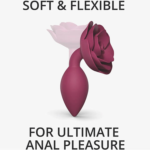 Open Roses Silicone Anal Plug by Love To Love