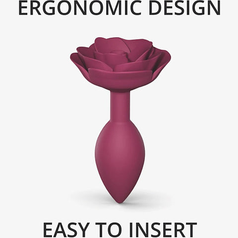 Open Roses Silicone Anal Plug by Love To Love