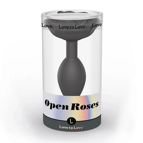 Open Roses Silicone Anal Plug by Love To Love