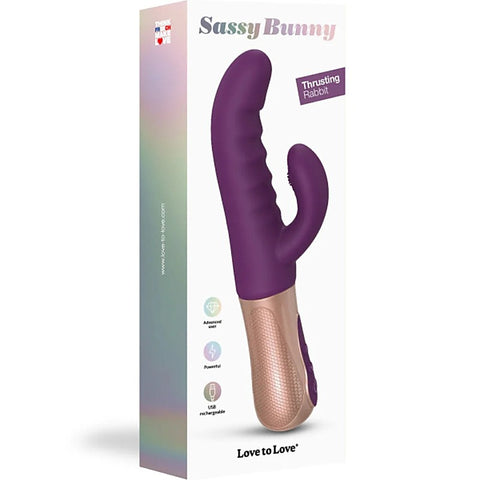 Sassy Bunny Thrusting & Vibrating Rabbit by Love To Love