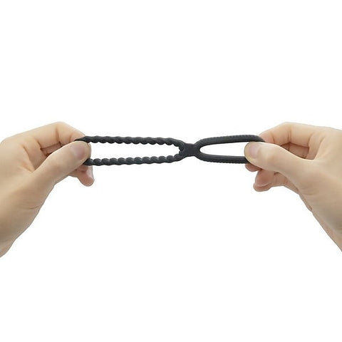 Dual Stimulation Silicone Cock Ring by Marc Dorcel Toys
