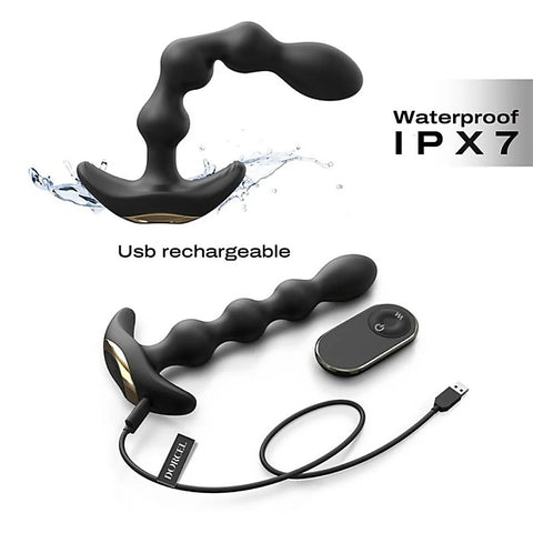 Flexible Vibrating Anal Pleasure Beads by Marc Dorcel Toys