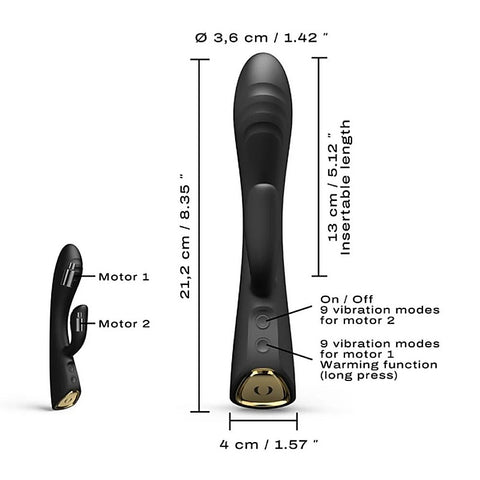Ultra Flexi Waterproof Vibrating Rabbit by Marc Dorcel