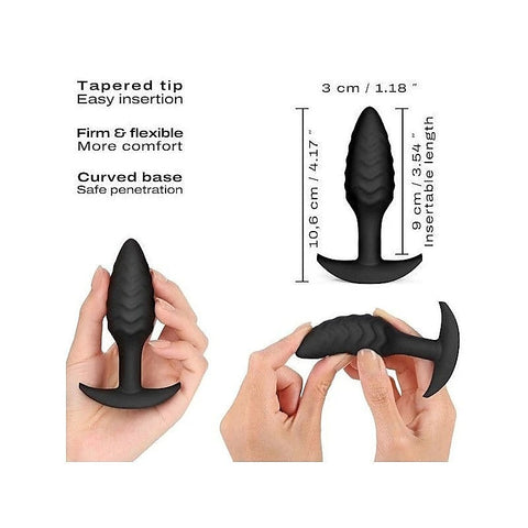 Textured Trigger Pleasure Waves Anal Plug
