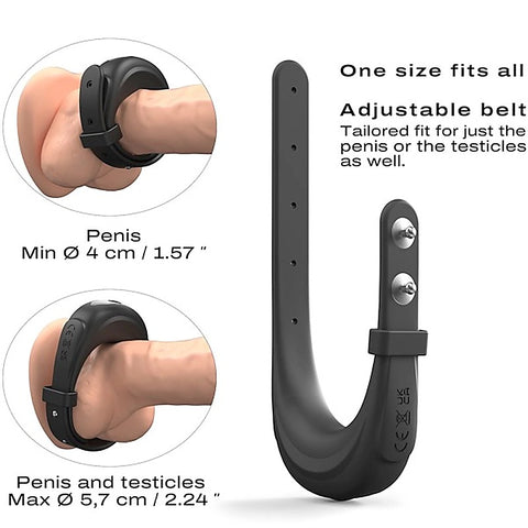 Vibrating Comfort-Fit Cock Ring by Marc Dorcel Toys