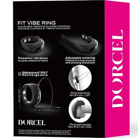 Vibrating Comfort-Fit Cock Ring by Marc Dorcel Toys