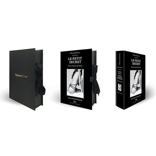 Lace Thong With Harness Gift Box by Maison Close